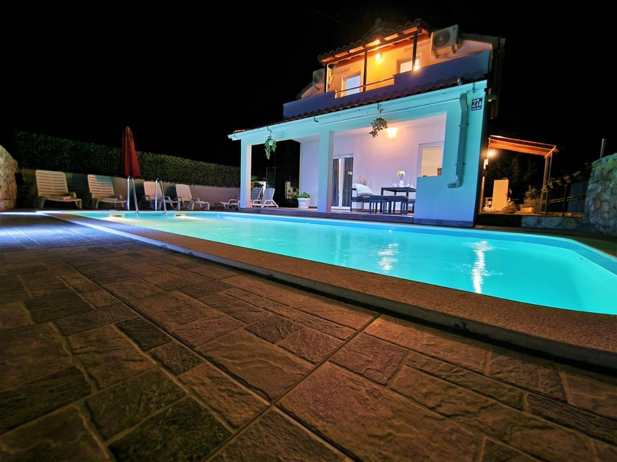 Anas Lagoon Holiday House With Pool At Azure Beach Дрвеник-Мали Экстерьер фото
